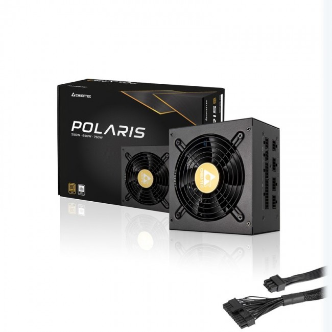 Chieftec Polaris power supply unit 650 W 20+4 pin ATX PS/2 Black Chieftec Polaris power supply unit 650 W 20+4 pin ATX PS/2 Black