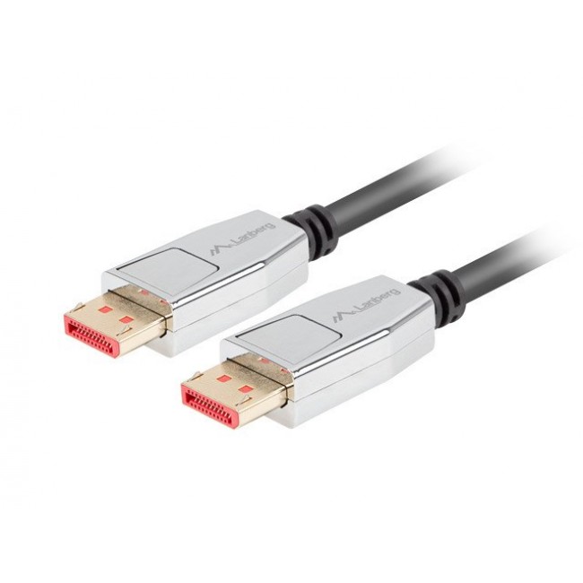 Lanberg CA-DPDP-20CU-0018-BK DisplayPort cable 20 PIN V1.4 1.8m 8K Lanberg CA-DPDP-20CU-0018-BK DisplayPort cable 20 PIN V1.4 1.8m 8K