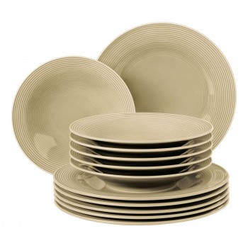 Dinner set for 6 persons SELTMANN BEAT COLOR GLAZE