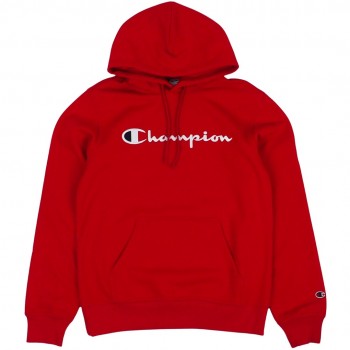 Men's Champion Hooded Sweatshirt Red 220253 RS054 L