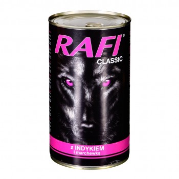 Dolina Noteci Rafi Classic with turkey and carrots - wet dog food - 1240g