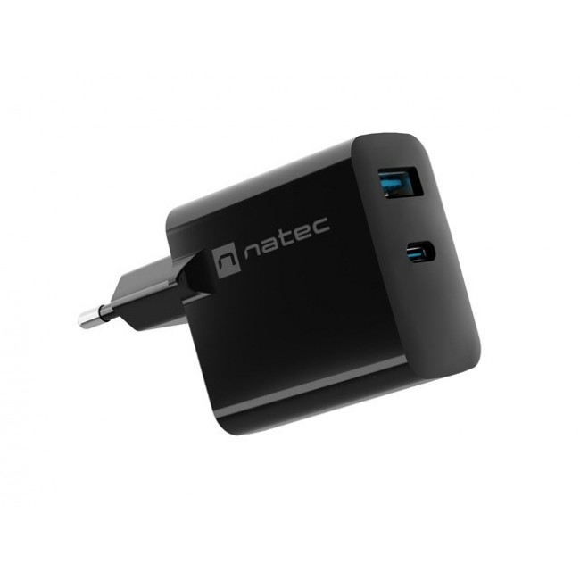NATEC NUC-2143 mobile device charger Universal Black AC Fast charging Indoor NATEC NUC-2143 mobile device charger Universal Black AC Fast charging Indoor