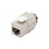 Digitus CAT 6A Keystone module, shielded with intelligent cable manager