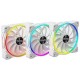 Alpenf hn Wing Boost 3 ARGB 120mm High Speed - Fan black, 3 pc(s) Alpenf hn Wing Boost 3 ARGB 120mm High Speed - Fan black, 3 pc(s)
