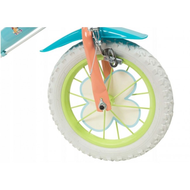 TOIMSA children's bicycle Bluey 12 Blue and lime blue TOIMSA children's bicycle Bluey 12 Blue and lime blue