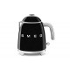 SMEG Kettle (KLF05BLEU) mini 0.8L black Schwarz