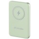 Verbatim Charge 'n' Go Magnetic Wireless Power Bank 10000mAh Green Verbatim Charge 'n' Go Magnetic Wireless Power Bank 10000mAh Green