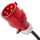 Qoltec Mobile EV Car Charger Adjustable 2in1 Type2 | 7kW | 230V | CEE 3 PIN | Wi-fi| LCD | Portable | Wallbox | 5m
