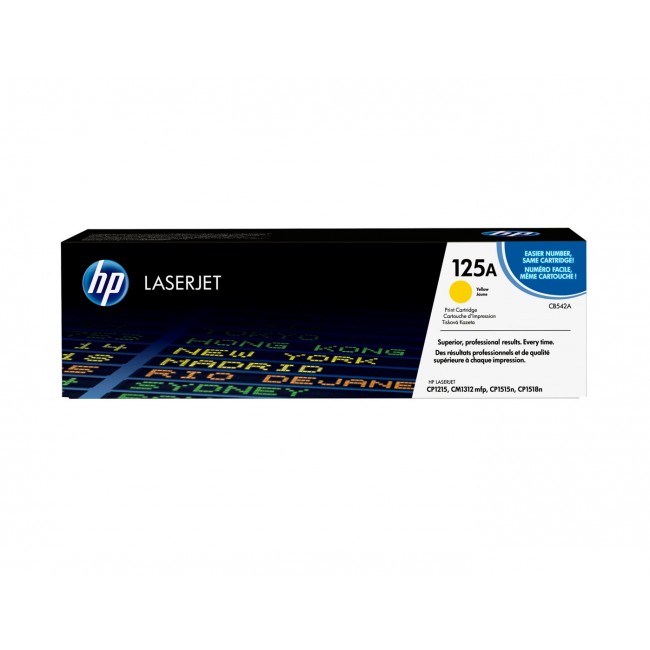 HP 125A Yellow Original LaserJet Toner Cartridge HP 125A Yellow Original LaserJet Toner Cartridge