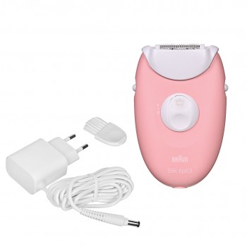 BRAUN Silk- pil 3 SES 3-176 Epilator, White and Pink