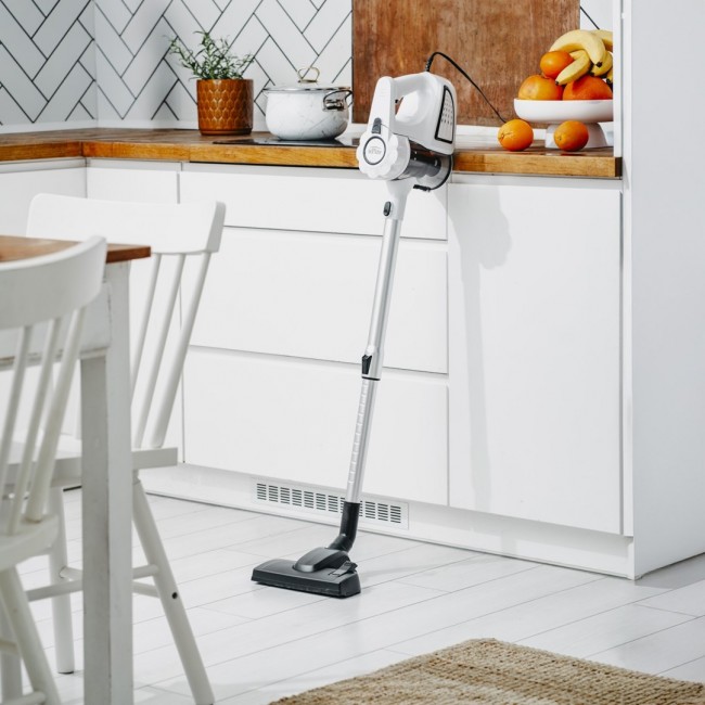 Adler AD 7036W stick vacuum/electric broom 2-in-1 stick vacuum AC Dry Bagless 1.5 L Black, White