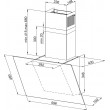 MAAN Rodo 60 Wall-mounted canopy 580 m3/h, Black MAAN Rodo 60 Wall-mounted canopy 580 m3/h, Black
