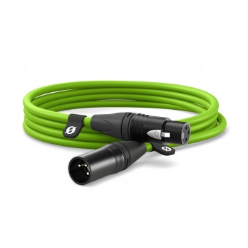 R DE XLR3M-G audio cable 3 m XLR Green
