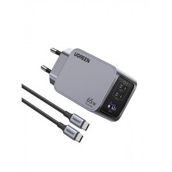 Ugreen 25871 mobile device charger Universal Grey AC Fast charging Indoor