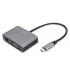Digitus USB Type-C 4 K 2-in-1 Mini DisplayPort + VGA Graphics Adapter