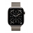 Apple Watch Series 11 GPS + Cellular 42mm Natural Titanium Case with Natural Milanese Loop