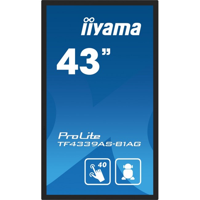 iiyama TF4339AS-B1AG Signage Display Digital signage flat panel 108 cm (42.5