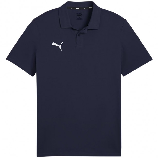 Puma Team Goal Casuals Polo Men's T-Shirt Navy Blue 658605 06 S Puma Team Goal Casuals Polo Men's T-Shirt Navy Blue 658605 06 S