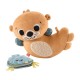 Fisher-Price 2-in-1 Rockin Tummy Time Otter Plush Toy with Soft Book for Newborn Sensory Play Fisher-Price 2-in-1 Rockin Tummy Time Otter Plush Toy with Soft Book for Newborn Sensory Play
