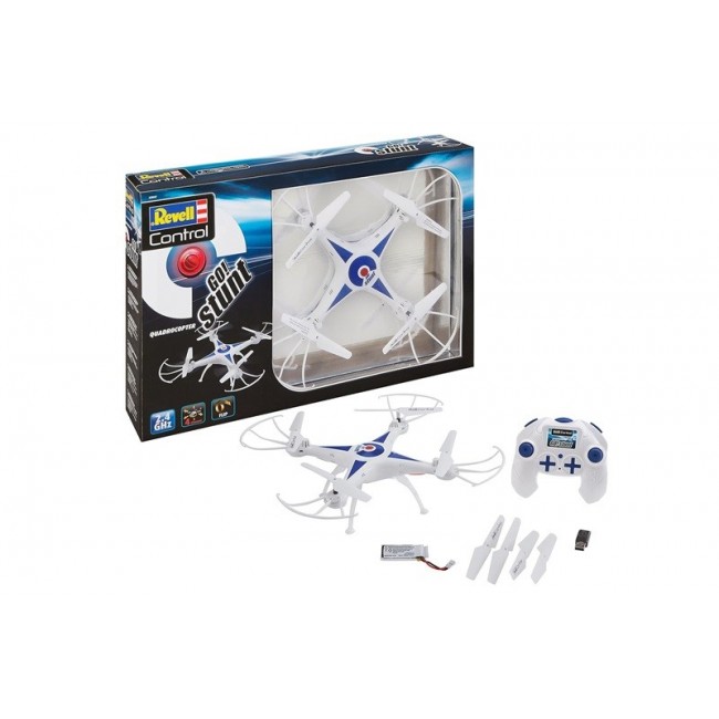 Revell GO! STUNT 4 rotors Quadcopter 380 mAh Blue, White Revell GO! STUNT 4 rotors Quadcopter 380 mAh Blue, White