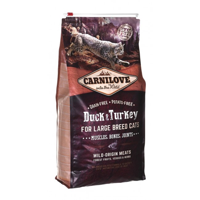CARNILOVE Duck&Turkey Large Breed - dry cat food - 6kg CARNILOVE Duck&Turkey Large Breed - dry cat food - 6kg