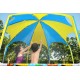 Bestway Steel Pro 2.44m x 51cm Splash-in-shade Play Pool, Orange/Yellow