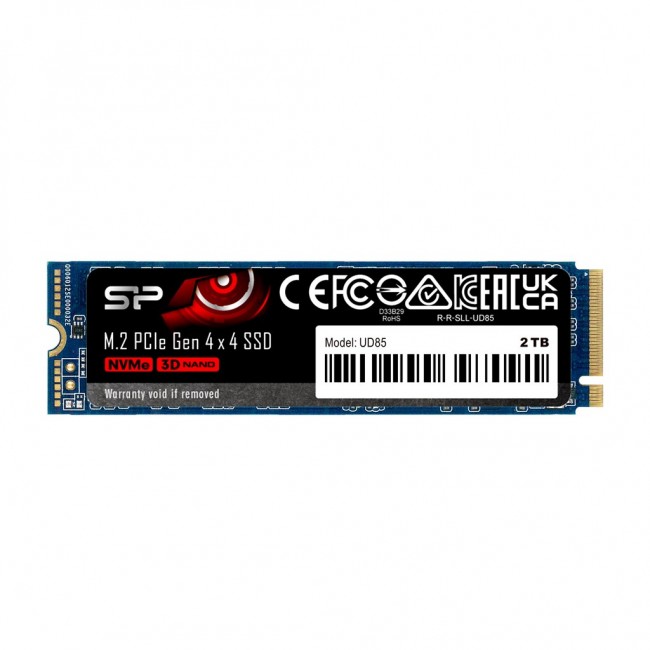 Silicon Power UD85 M.2 2 TB PCI Express 4.0 3D NAND NVMe Silicon Power UD85 M.2 2 TB PCI Express 4.0 3D NAND NVMe