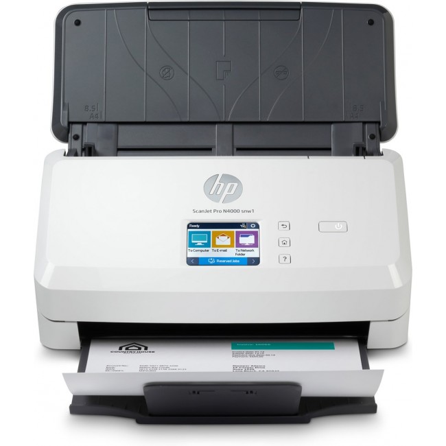 HP Scanjet Pro N4000 snw1 Sheet-feed Scanner Sheet-fed scanner 600 x 600 DPI A4 Black, White HP Scanjet Pro N4000 snw1 Sheet-feed Scanner Sheet-fed scanner 600 x 600 DPI A4 Black, White