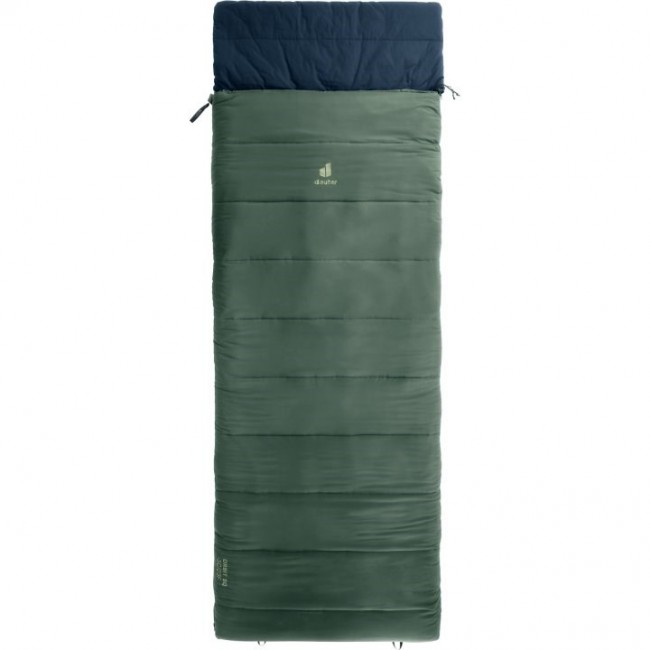 Deuter Orbit SQ -5 synthetic sleeping bag (200 cm) right-handed - ivy/ink Deuter Orbit SQ -5 synthetic sleeping bag (200 cm) right-handed - ivy/ink