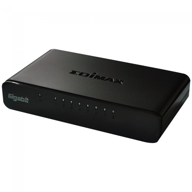 Edimax ES-5800G V3 network switch Unmanaged Gigabit Ethernet (10/100/1000) Black Edimax ES-5800G V3 network switch Unmanaged Gigabit Ethernet (10/100/1000) Black