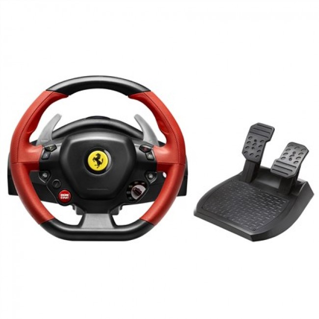 Thrustmaster | Steering Wheel Ferrari 458 Spider Racing Wheel | Black/Red Thrustmaster | Steering Wheel Ferrari 458 Spider Racing Wheel | Black/Red