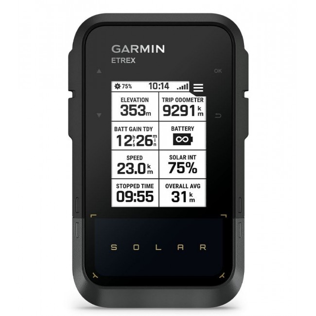 Garmin eTrex SE GPS Solar Tourist Navigation Black/Grey + Garmin HRM Dual Sensor