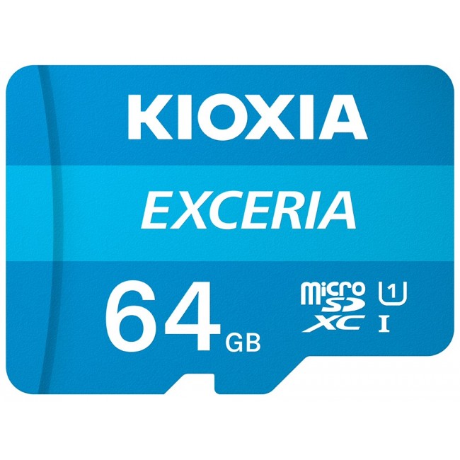 Kioxia Exceria memory card 64 GB MicroSDXC Class 10 UHS-I