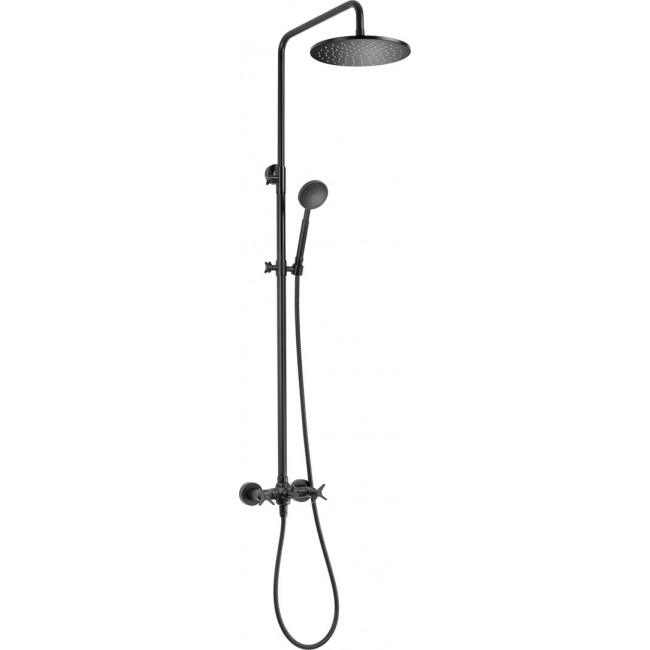 Rain shower with shower faucet