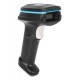 Manhattan Wireless 2D Handheld Barcode Scanner, 250mm Scan Depth, up to 80m effective range (line of sight), Max Ambient Light 100,000 lux (sunlight), Black, Charging cable (USB-A to USB-C into device) 1m included, Three Year Warranty