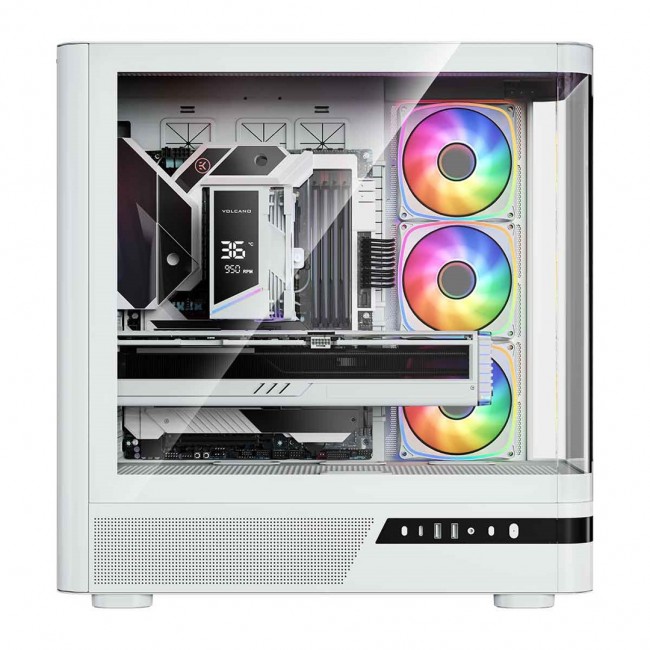 MODECOM Volcano Volcano AQ200 ARGB Midi White