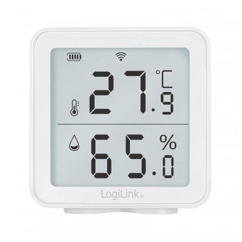 LogiLink SC0116 hygrometer/psychrometer Indoor Electronic hygrometer White