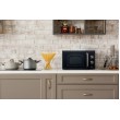 Gorenje Microwave oven with grill MO4250CLB Free standing, 20 L, Grill, Mechanic, 700 W, Black, Defrost function
