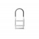 Rounded bath handle with non-slip grip Rounded bath handle with non-slip grip