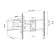 Maclean TV Mount, max VESA 600x400, 32-85 Maclean TV Mount, max VESA 600x400, 32-85