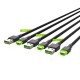 Green Cell Set 3x GC Ray USB-C Cable 30cm, 120cm, 200cm with green LED backlight, fast charging UC, QC 3.0 Green Cell Set 3x GC Ray USB-C Cable 30cm, 120cm, 200cm with green LED backlight, fast charging UC, QC 3.0