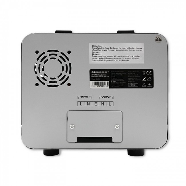 Qoltec 50726 Automatic Voltage Stabilizer AVR 5000VA
