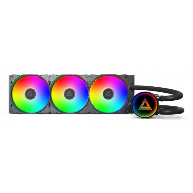 Montech LightFlow ARGB 360 Processor All-in-one liquid cooler 12 cm Black 1 pc(s) Montech LightFlow ARGB 360 Processor All-in-one liquid cooler 12 cm Black 1 pc(s)