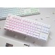 Ducky One 3 Classic Pure White TKL Gaming Tastatur RGB LED - MX-Clear keyboard USB German