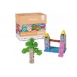 Marioinex Mini Waffle building blocks, 200 pieces in pastel colours