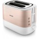 Philips Viva Collection HD2638/11 toaster 7 2 slice(s) 950 W Rose gold, White