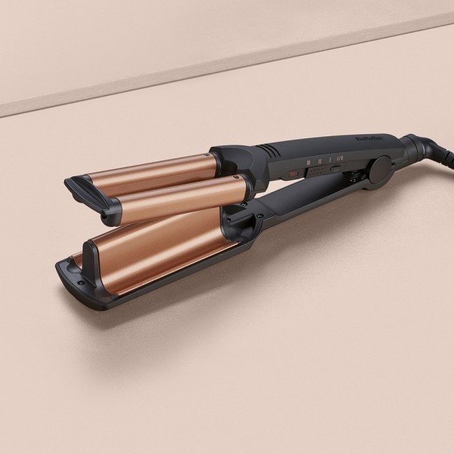 BaByliss Deep Waves Curling iron Warm Black, Orange 98.4 BaByliss Deep Waves Curling iron Warm Black, Orange 98.4