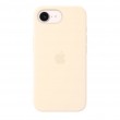 Apple iPhone 17e Silicone Case with MagSafe Vanilla