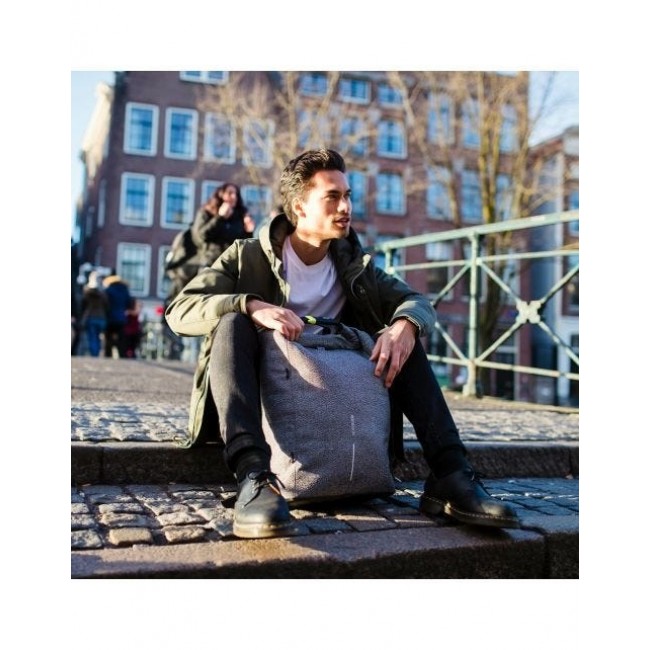 XD DESIGN ANTI-THEFT BACKPACK BOBBY URBAN GRAY P/N: P705.642