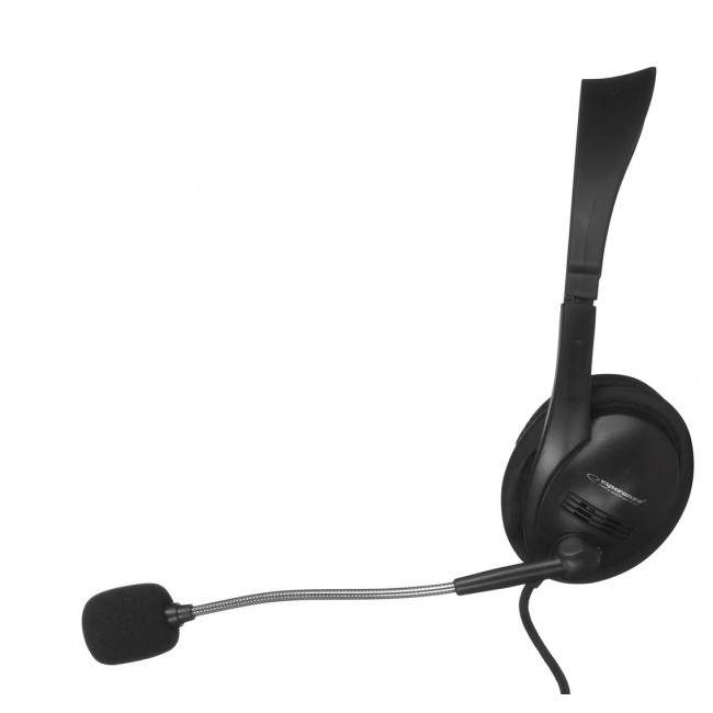 Esperanza EH115 headphones/headset Wired Head-band Calls/Music Black Esperanza EH115 headphones/headset Wired Head-band Calls/Music Black